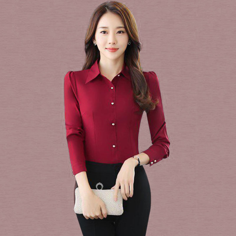 Red Long Sleeve Shirts Women S - đánh giá và giá Women'S Formal Wear Suit