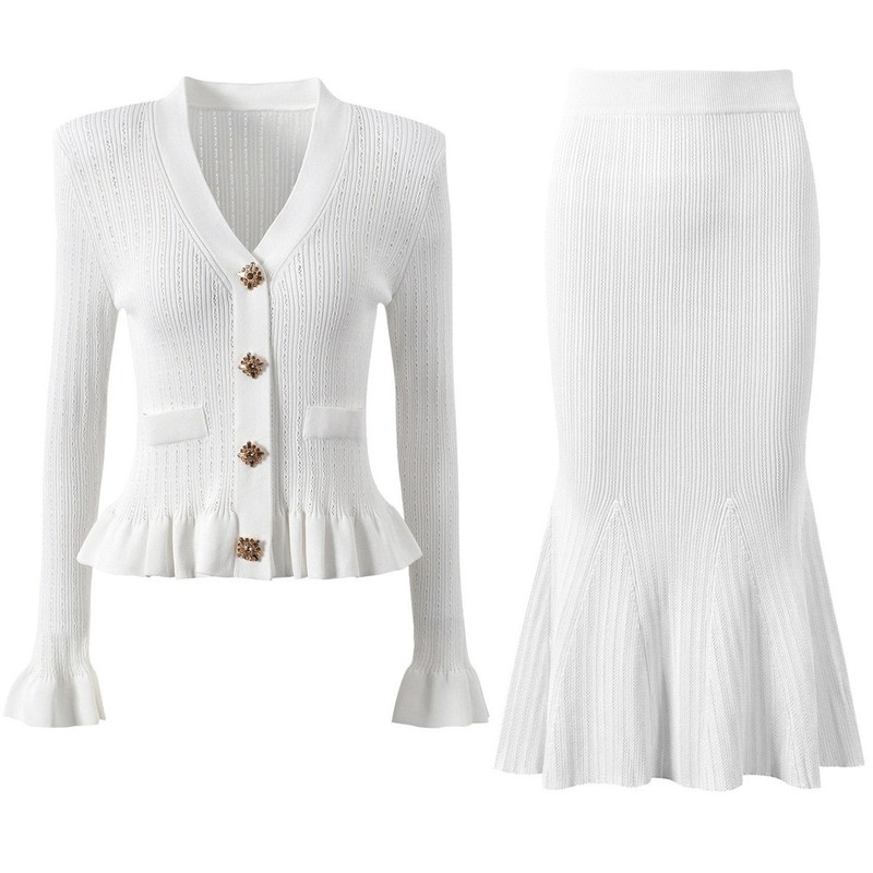 Elegant French Style Women Kni - đánh giá và giá Women'S Formal Wear Cardigan